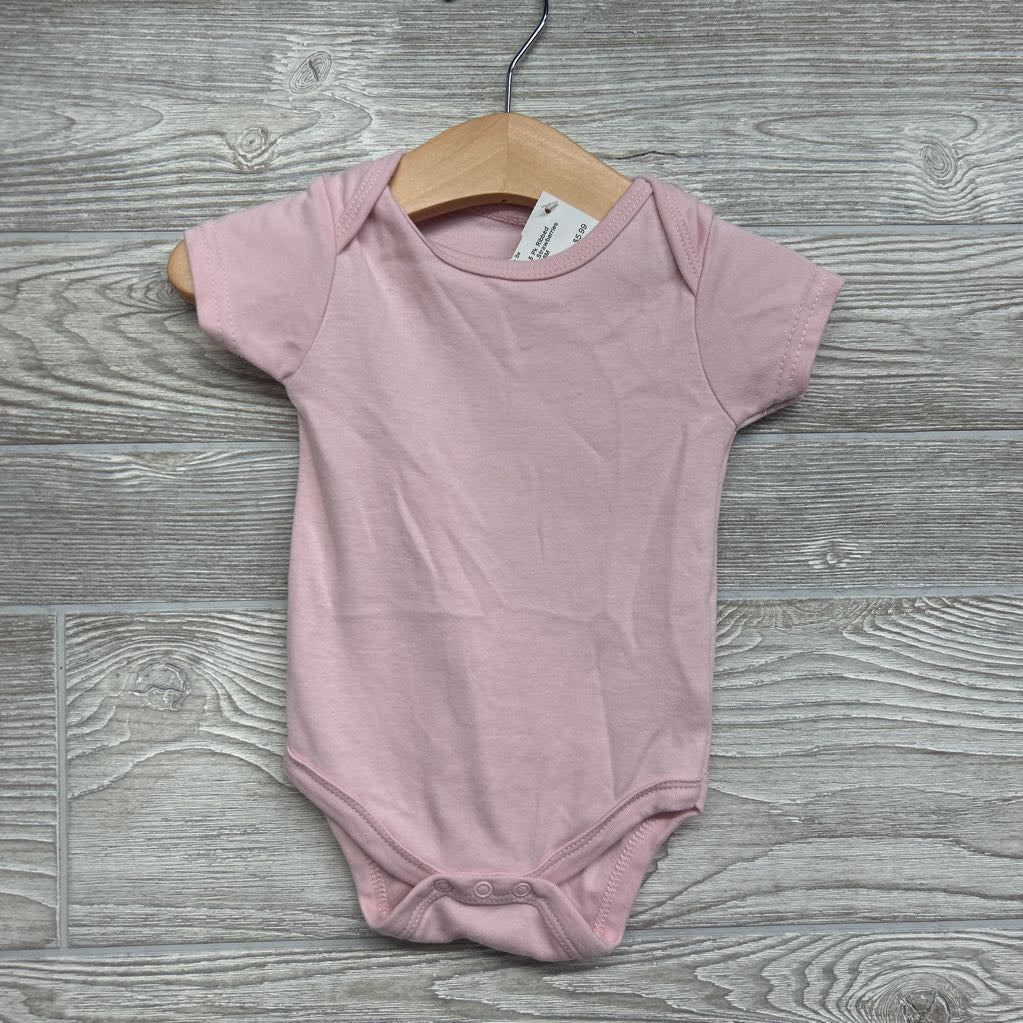NEW 5 Pk Ribbed Bodysuits Solids, Strawberries 3-6M