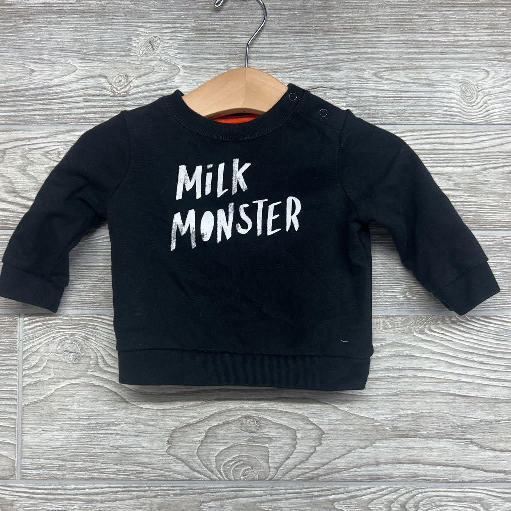 Crewneck Milk Monster 3-6M