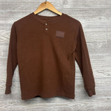 Waffle Knit Henley Shirt 10