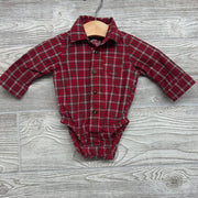 Plaid Button Up Dress Shirt 3M