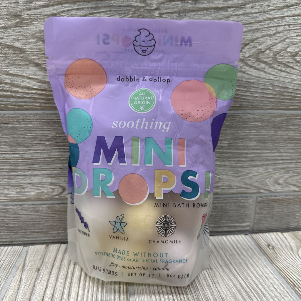 NEW Soothing Mini Drops Bath Bombs