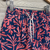 Pull On Drawstring Swim Trunks Coral 2