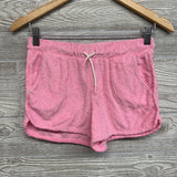Drawstring Terry Shorts Flowers 14-16