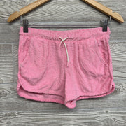 Drawstring Terry Shorts Flowers 14-16