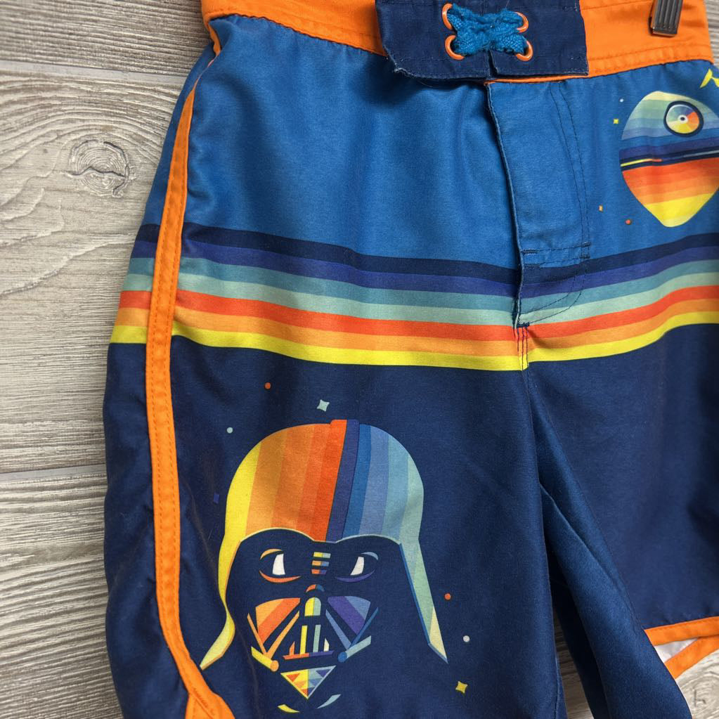 Swim Trunks Stripes Darth Vader 5-6