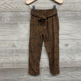 LS Ruffle Shirt & Pants Animal Print 3T