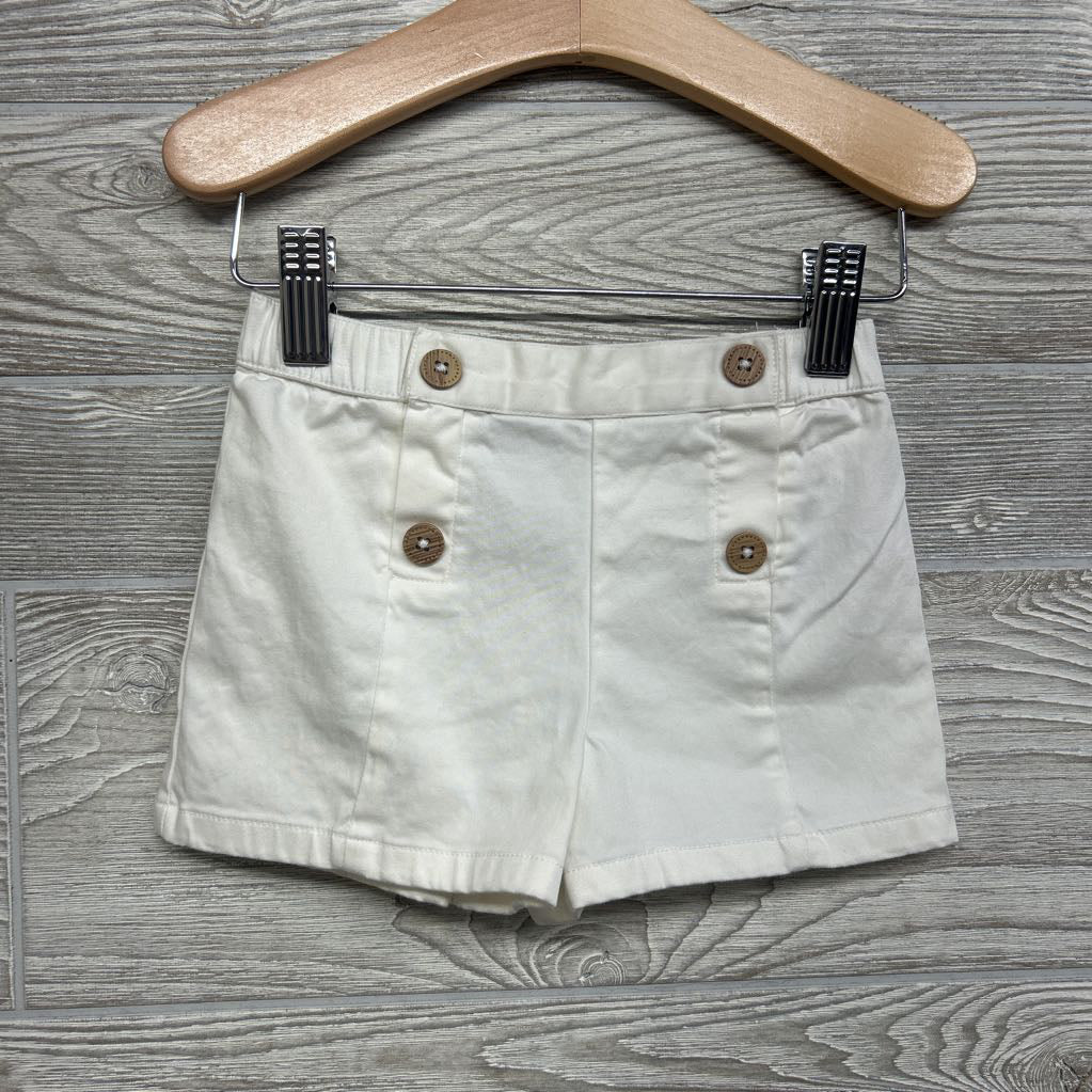 Eyelet Flutter Sleeve Tunic & Sailor Shorts 2T