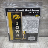 NEW Growth Chart Banner Iowa Hawkeyes