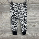 2 Pc LS PJs Zebra 12-18M