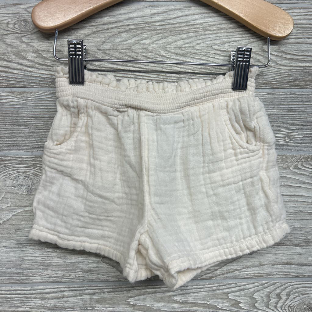 Smocked Muslin Shorts 3T