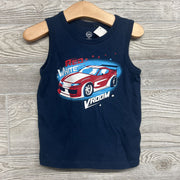 Tank Top Red White Vroom 3T