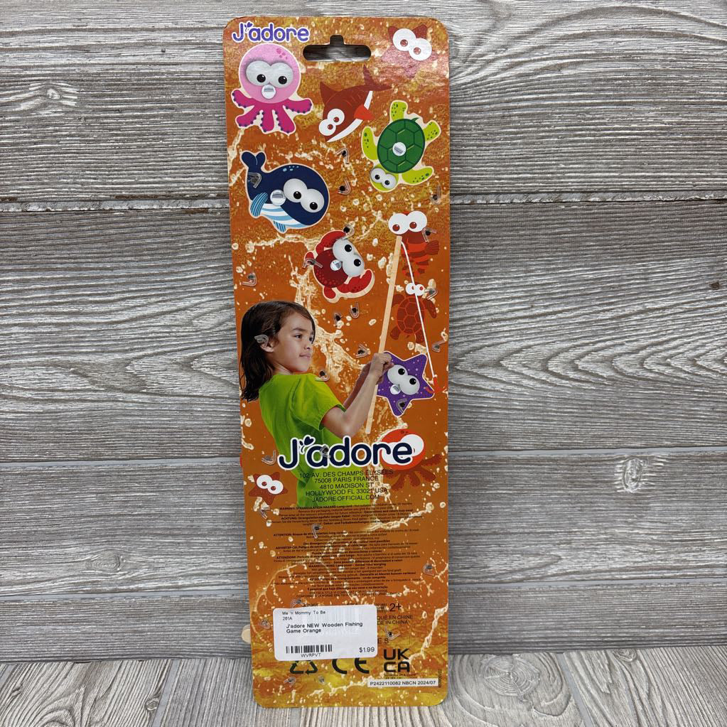 NEW Wooden Fishing Game
