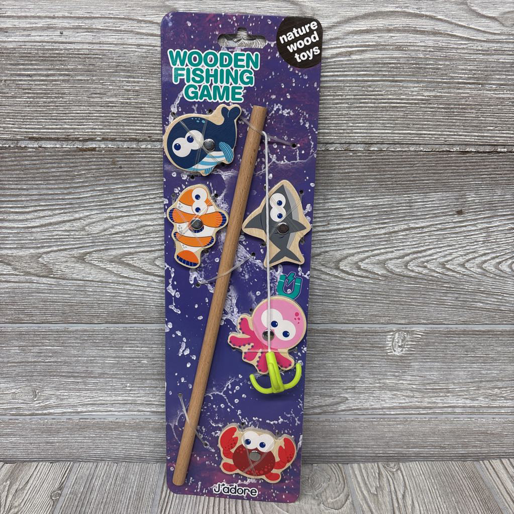 NEW Wooden Fishing Game