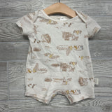 Shorty Romper Pooh Tigger Eeyore 0-3M