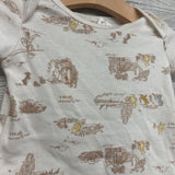 Shorty Romper Pooh Tigger Eeyore 0-3M