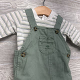 Overalls Bear Pocket & LS Shirt Stripes 3M