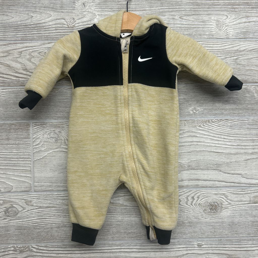 LS Fleece Coverall W/ Hood 3/6M *