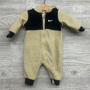 LS Fleece Coverall W/ Hood 3/6M *