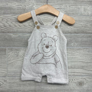 Shortalls Pooh Cuffed 0-3M
