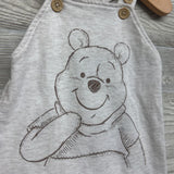Shortalls Pooh Cuffed 0-3M