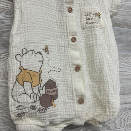 Muslin Shorty Romper Let's Bee Friends 3-6M
