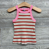 Ribbed Tank Top Stripes 2T