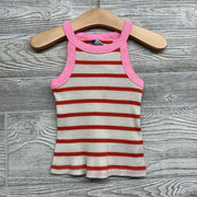 Ribbed Tank Top Stripes 2T