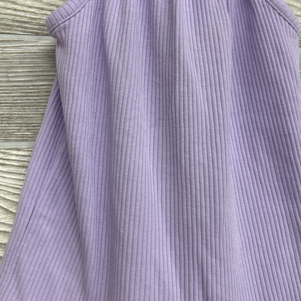Ribbed Tank Romper Bow Straps 3-6M