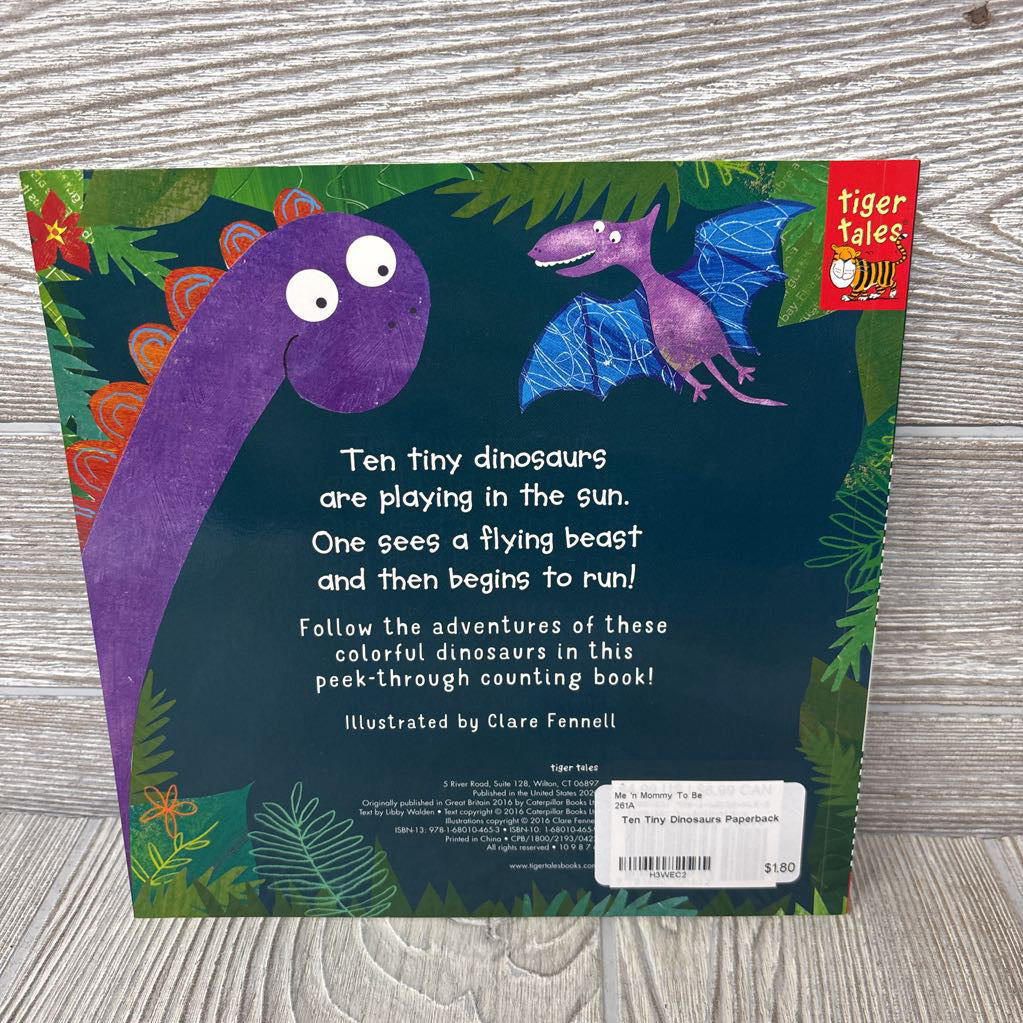 Ten Tiny Dinosaurs Paperback