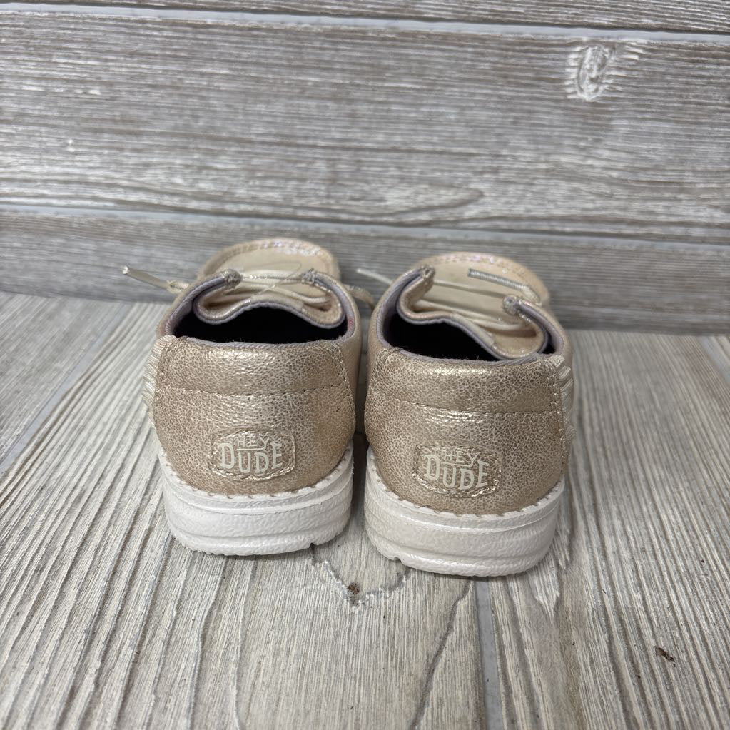 Metallic Slip On Shoes 9c