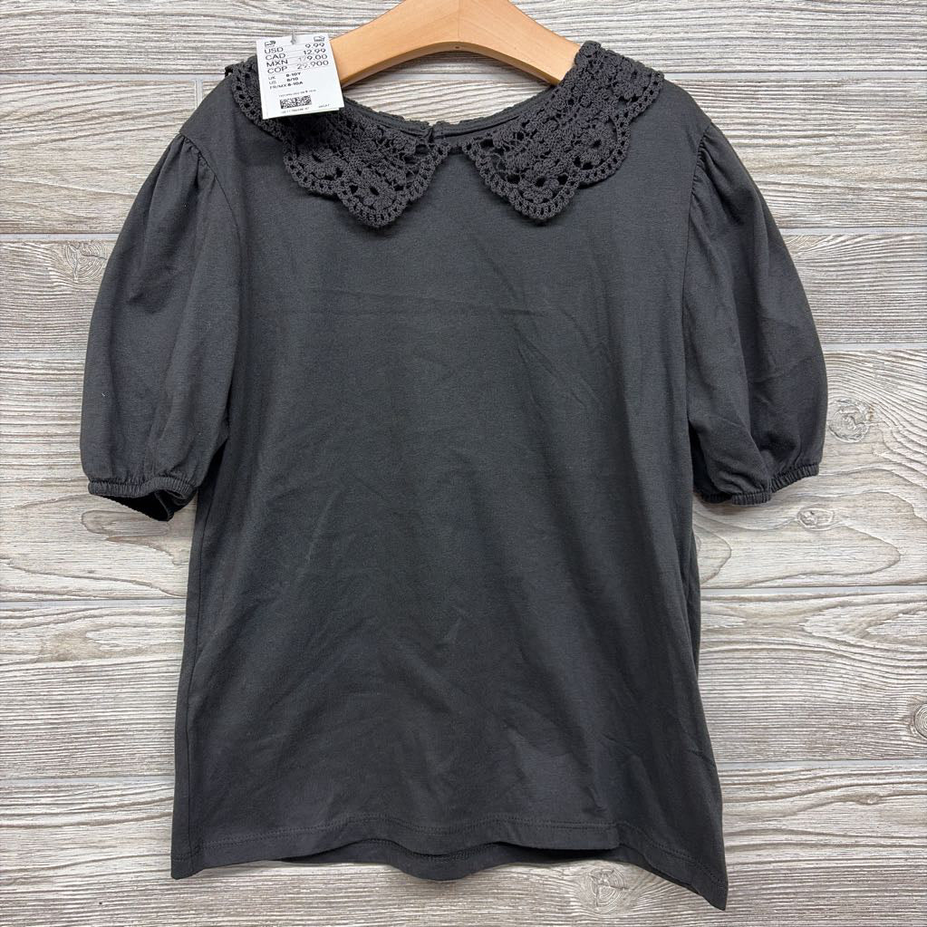 NEW Shirt Macrame Neckline 8