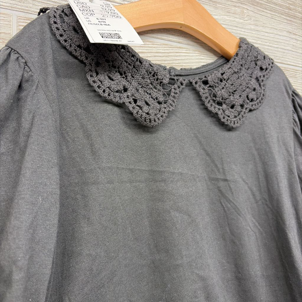 NEW Shirt Macrame Neckline 8