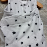 Fleece Sleepsack Swaddle Stars NB