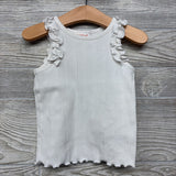 Ribbed Tank Top Ruffles 3t