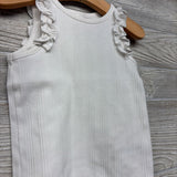 Ribbed Tank Top Ruffles 3t