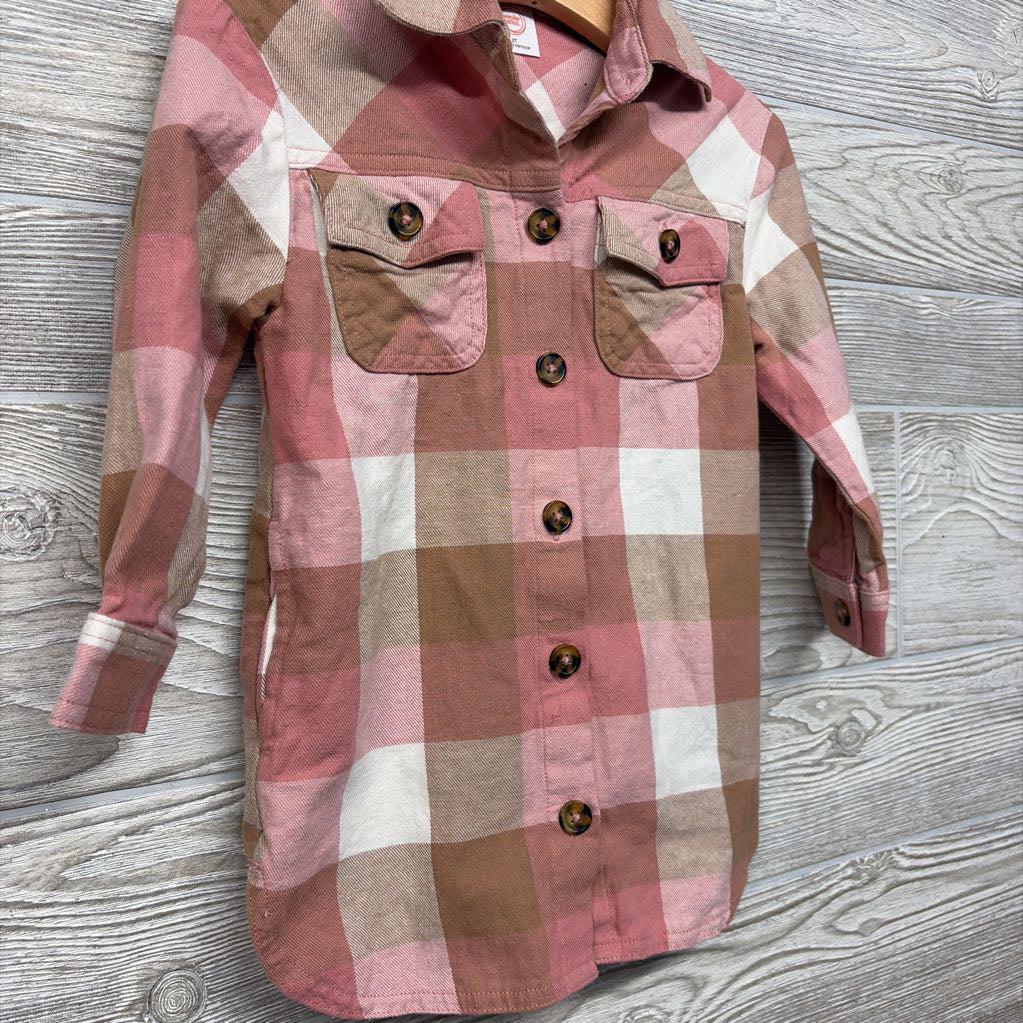Plaid Flannel Button Up Shirt 2t
