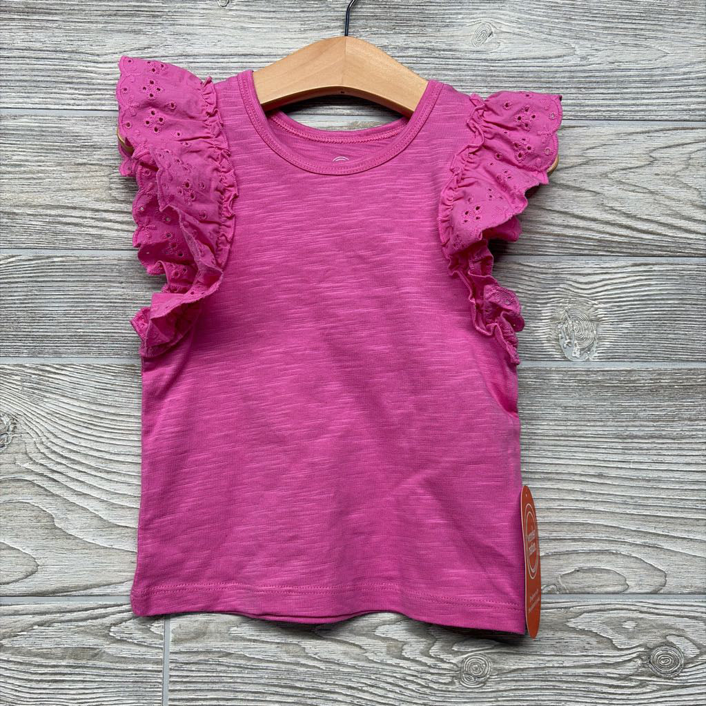 Shirt Eyelet Ruffles 3t