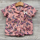 2 Pc LS PJs Butterflies 12M