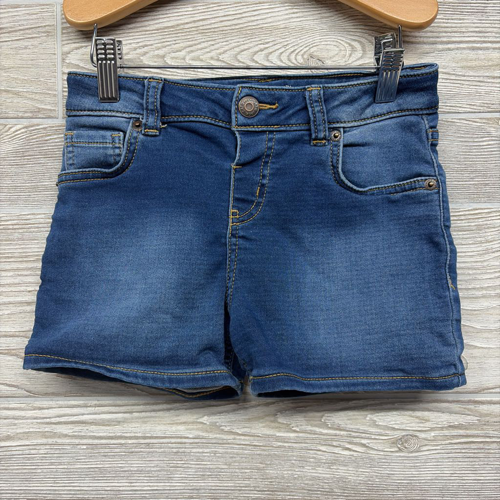 Knit Denim Shorts 8