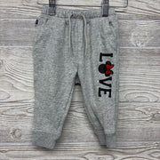 French Terry Jogger Sweatpants Minnie Mouse Love 12-18M