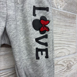 French Terry Jogger Sweatpants Minnie Mouse Love 12-18M