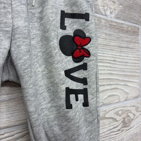 French Terry Jogger Sweatpants Minnie Mouse Love 12-18M