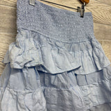 Smocked Tiered Ruffle Skirt 14