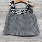 Gingham Tank Top & Shorts Knit Flowers 8