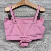 Textured 2 Pc Swimsuit 7-8