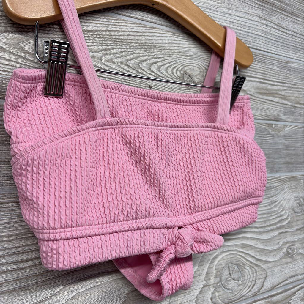 Textured 2 Pc Swimsuit 7-8