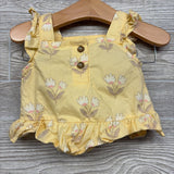 Flutter Sleeve Tank & Shorts Flowers 9M