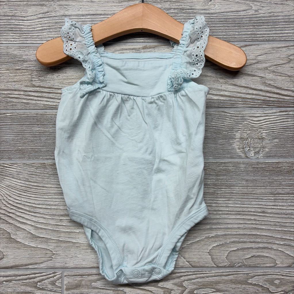 Flutter Strap Bodysuit & Pants Flowers 6M
