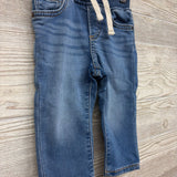 Pull On Drawstring Knit Jeans 12-18M