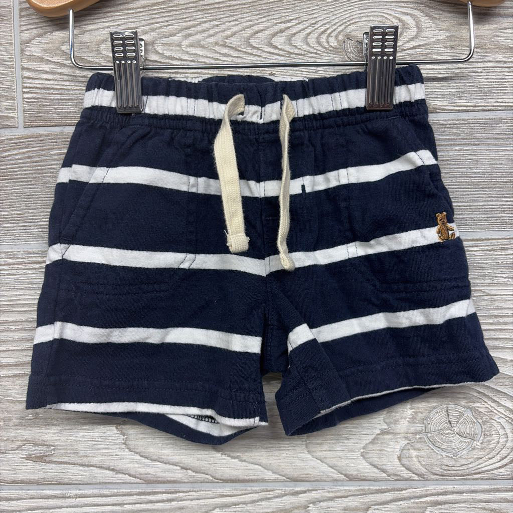 Brannan's Favorites Drawstring Jersey Shorts Stripes 12-18M